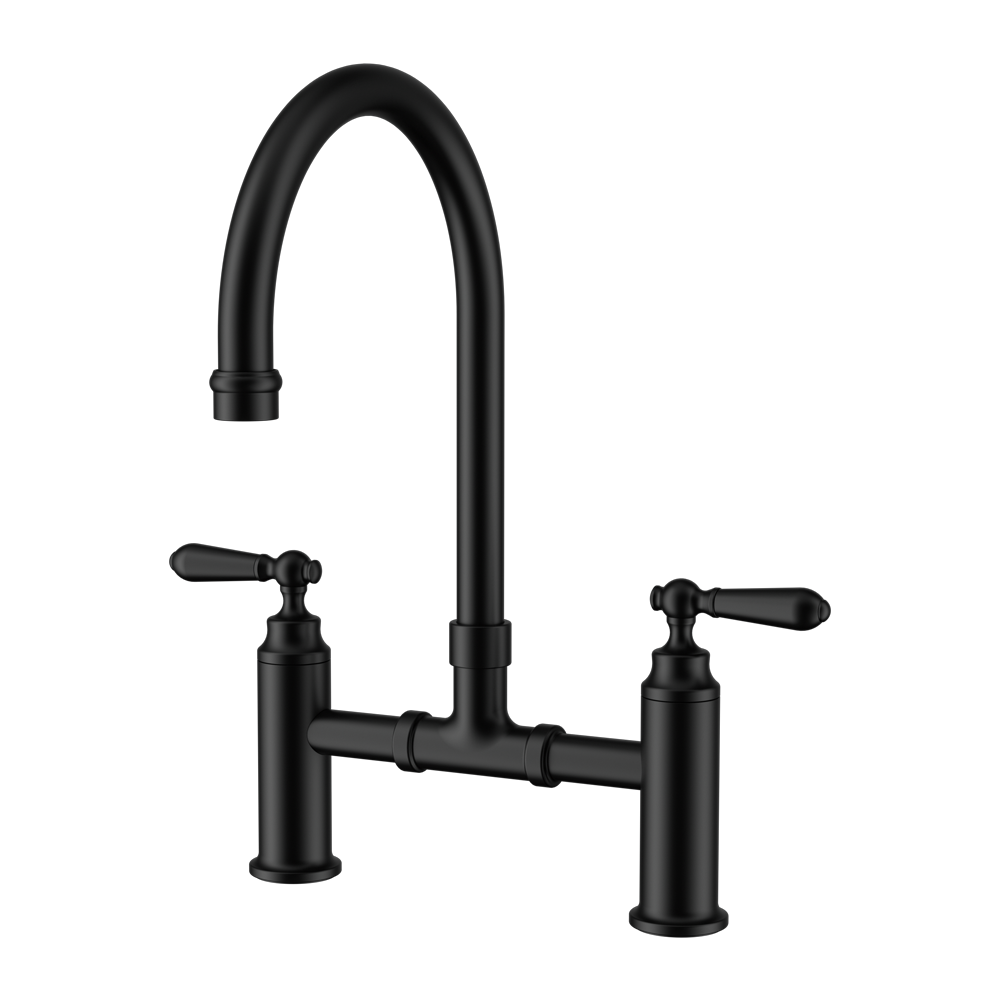 York Bridge Kitchen Set Matte Black (NR692107bMB)