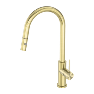 MECCA PULL OUT SINK MIXER WITH VEGIE SPRAY FUNCTION BRUSHED GOLD (NR221908BG)