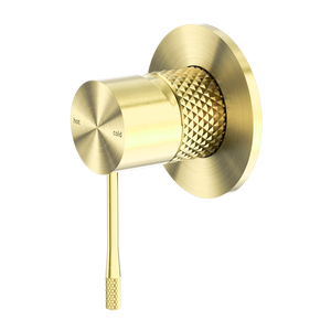 OPAL SHOWER MIXER 80MM PLATE BRUSHED GOLD (NR251909BG)