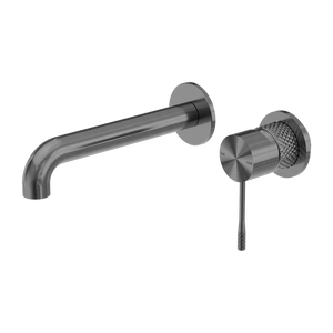 OPAL WALL BASIN/BATH MIXER SEPARATE BACK PLATE 120/160/185/230/260MM GRAPHITE