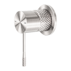 OPAL SHOWER MIXER 60MM PLATE BRUSHED NICKEL (NR251909HBN)