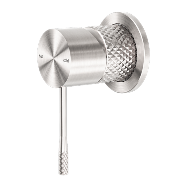 OPAL SHOWER MIXER 60MM PLATE BRUSHED NICKEL (NR251909HBN)