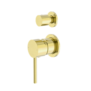 DOLCE SHOWER MIXER WITH DIVERTOR SEPARATE BACK PLATE BRUSHED GOLD (NR250811EBG)