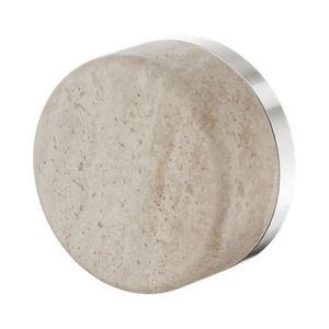 SERENITY PROGRESSIVE SHOWER MIXER WITH ROME TRAVERTINE HANDLE BRUSHED NICKEL (24E003BN)