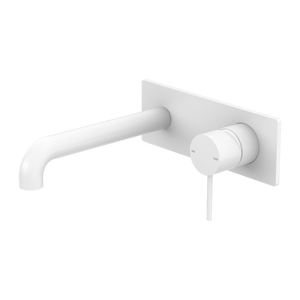 MECCA WALL BASIN/BATH MIXER 120/160/185/230/260MM MATTE WHITE