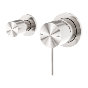 MECCA SHOWER MIXER WITH HORIZONTAL 2 WAY DIVERTOR BRUSHED NICKEL (NR221911UBN)