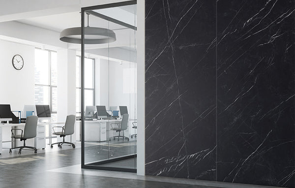 Everstone Superb Marble Natural Finish 300x600mm Made in Italy - Marquina Black