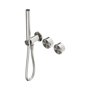 SERENITY PROGRESSIVE SHOWER SYSTEM WITH METAL HANDLE AND SLIM SHOWER BRUSHED NICKEL (24E024BN)