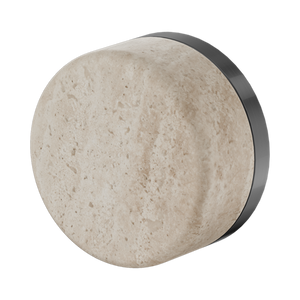 SERENITY PROGRESSIVE SHOWER MIXER WITH ROME TRAVERTINE HANDLE GUN METAL (24E003GM)