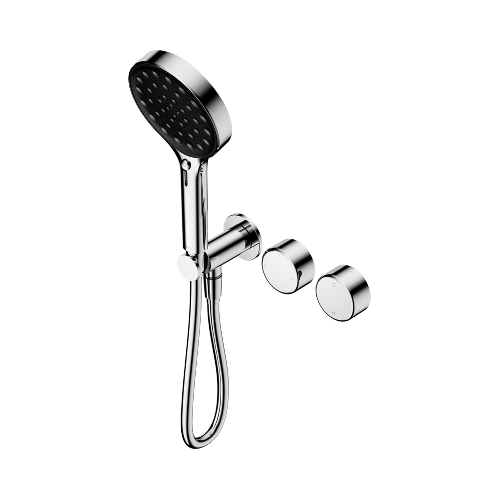 SERENITY PROGRESSIVE SHOWER SYSTEM WITH METAL HANDLE AND SERENITY HAND SHOWER CHROME (24E030CH)