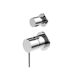 MECCA SHOWER MIXER WITH DIVERTOR SEPARATE BACK PLATE CHROME (NR221911SCH)