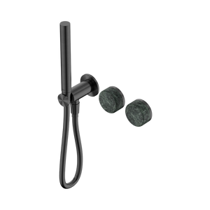 SERENITY PROGRESSIVE SHOWER SYSTEM WITH VERDE ALPI HANDLE AND SLIM SHOWER GUN METAL (24E020GM)