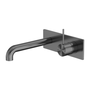 MECCA WALL BASIN/BATH MIXER HANDLE UP 120/160/185/230/260MM GUN METAL