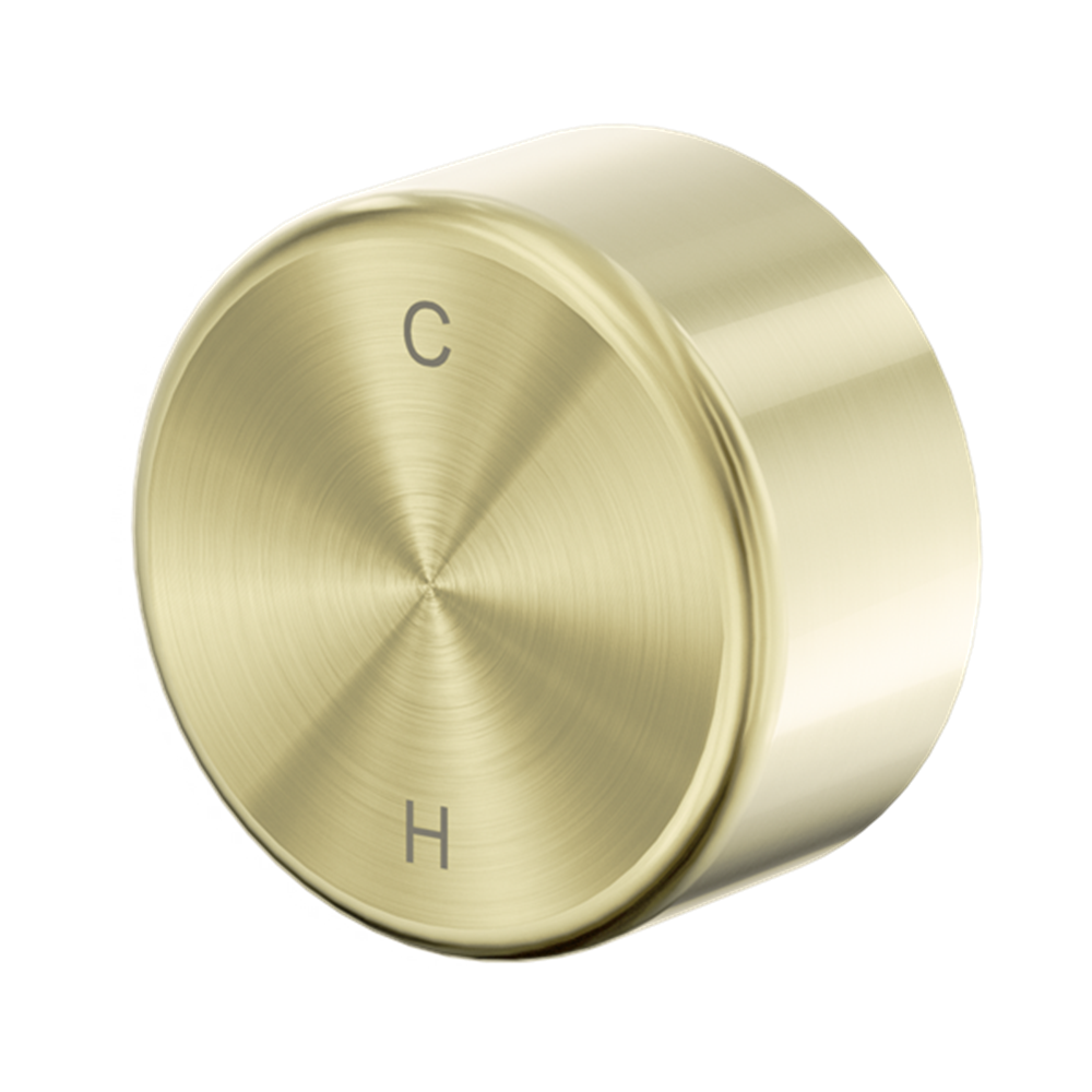 SERENITY PROGRESSIVE SHOWER MIXER WITH METAL HANDLE BRUSHED GOLD (24E006BG)