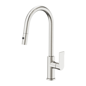 Bianca Pull Out Sink Mixer With Vegie Spray Function Brushed Nickel (NR321508BN)
