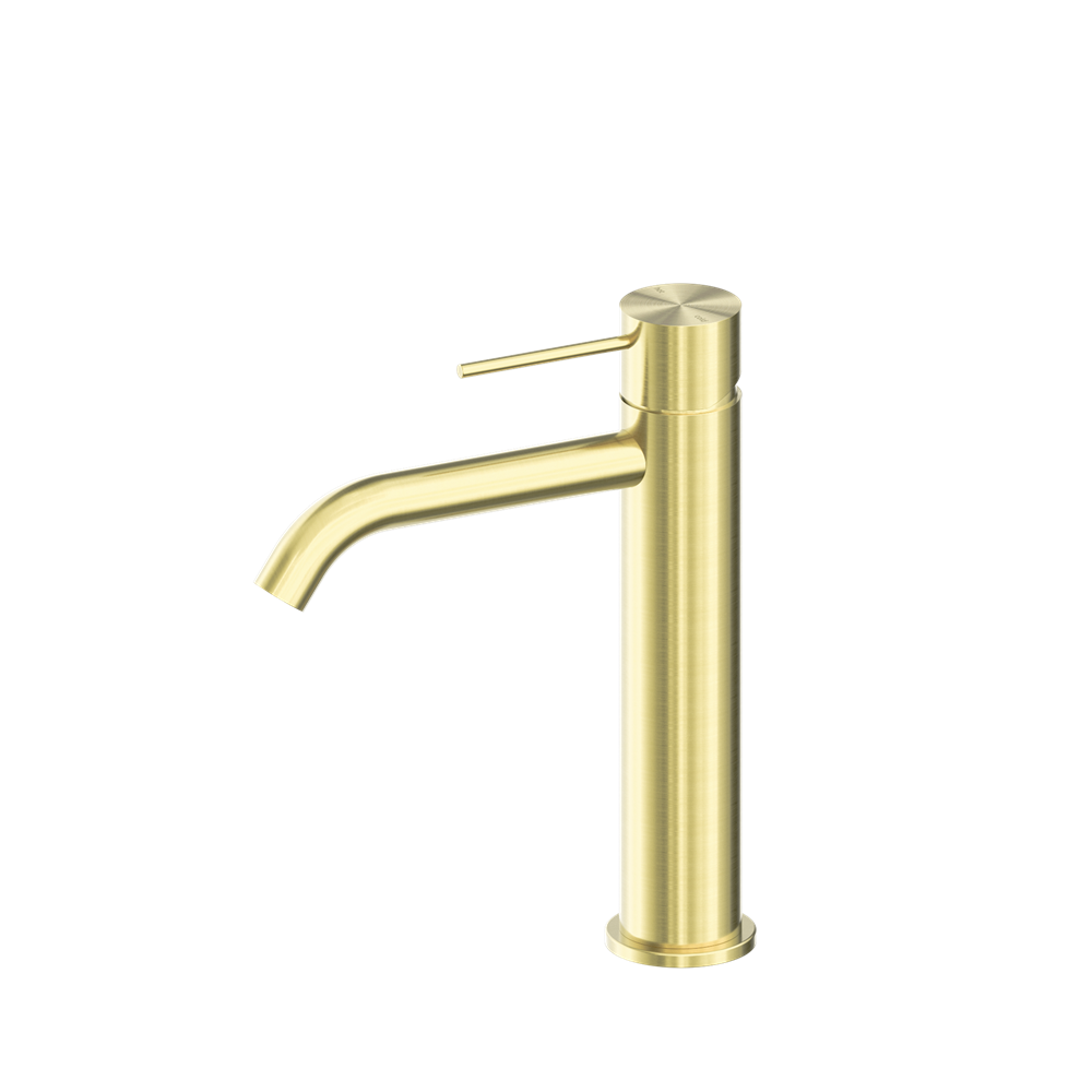 MECCA MID TALL BASIN MIXER BRUSHED GOLD (NR221901eBG)