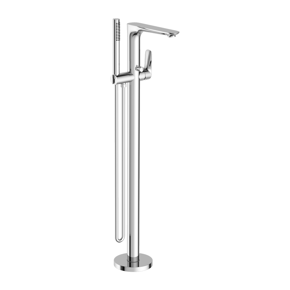 BIANCA FREESTANDING BATH MIXER WITH HAND SHOWER CHROME (NR321503aCH)