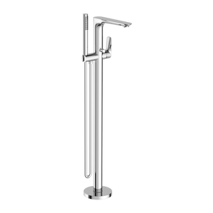 BIANCA FREESTANDING BATH MIXER WITH HAND SHOWER CHROME (NR321503aCH)