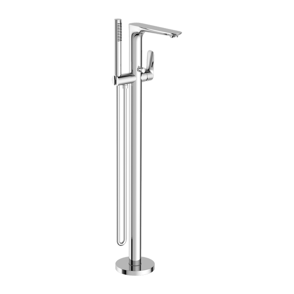 BIANCA FREESTANDING BATH MIXER WITH HAND SHOWER CHROME (NR321503aCH)