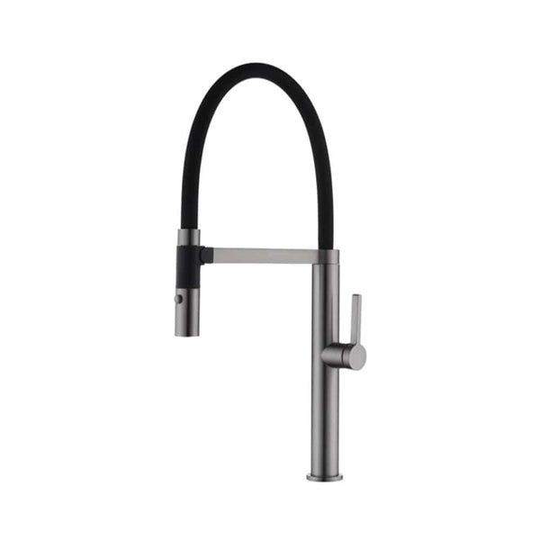 ZENMO Mixer Taps WT 6205GM  ROMEO Sink Mixer with Vegie spray & magnetic holder in Gun Metal