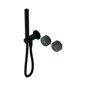 SERENITY PROGRESSIVE SHOWER SYSTEM WITH VERDE ALPI HANDLE AND SLIM SHOWER MATTE BLACK (24E020MB)