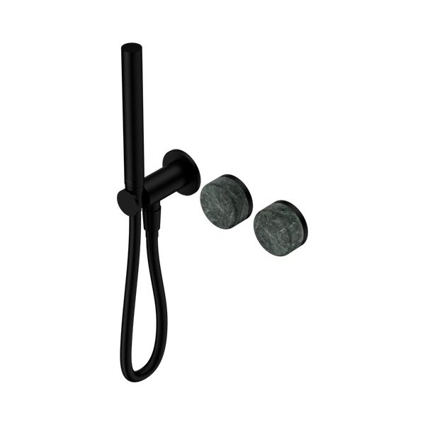 SERENITY PROGRESSIVE SHOWER SYSTEM WITH VERDE ALPI HANDLE AND SLIM SHOWER MATTE BLACK (24E020MB)