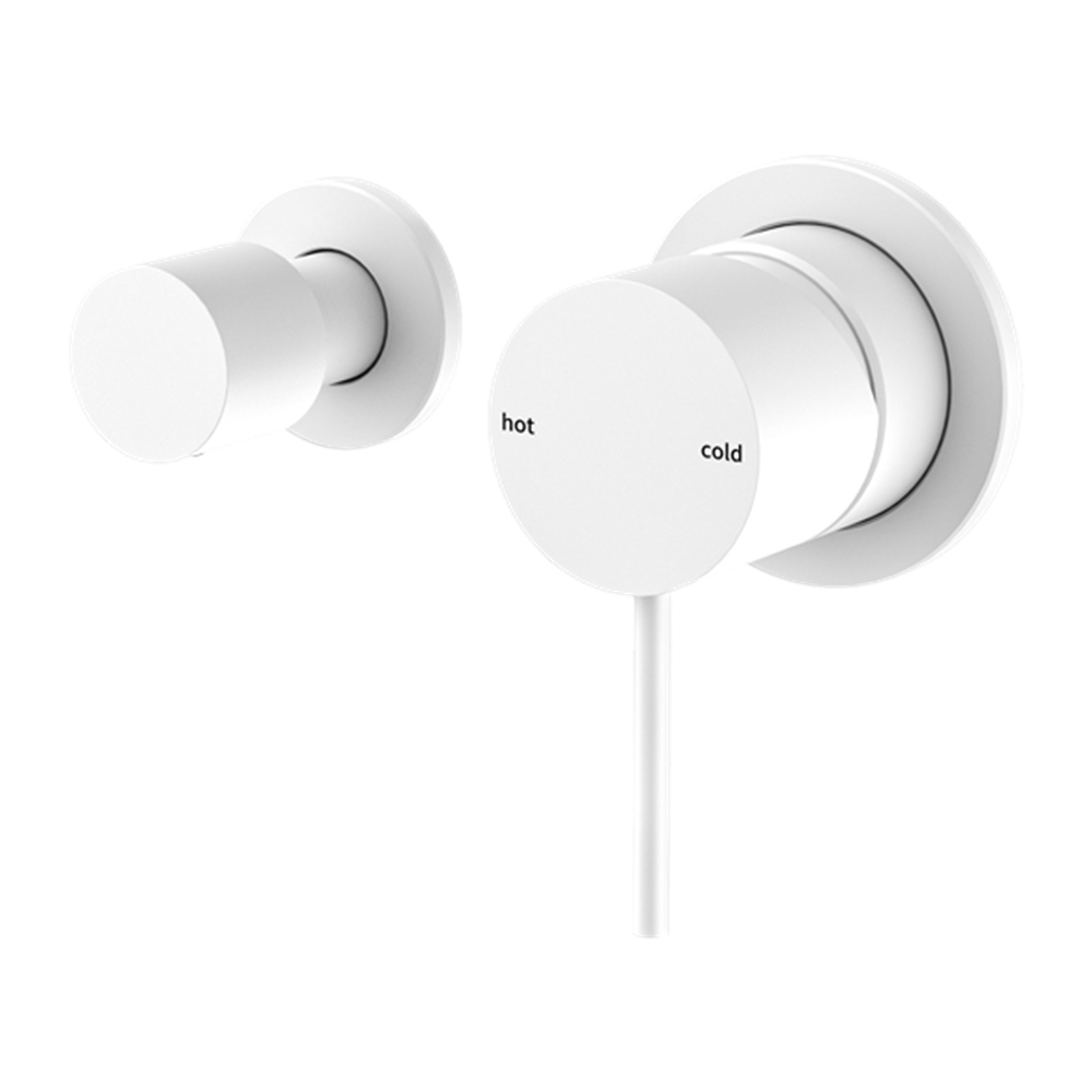 MECCA SHOWER MIXER WITH HORIZONTAL 2 WAY DIVERTOR MATTE WHITE (NR221911UMW)