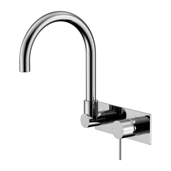 MECCA WALL BASIN/BATH MIXER SWIVEL SPOUT CHROME (NR221910QCH)