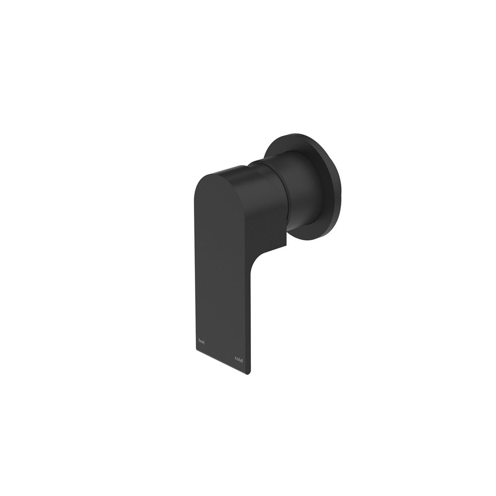 BIANCA SHOWER MIXER 80MM PLATE MATTE BLACK (NR321511DMB)