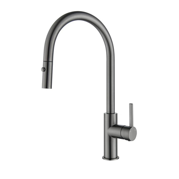 WT 4088GM  KENZO Pull out Sink Mixer in Gun Metal