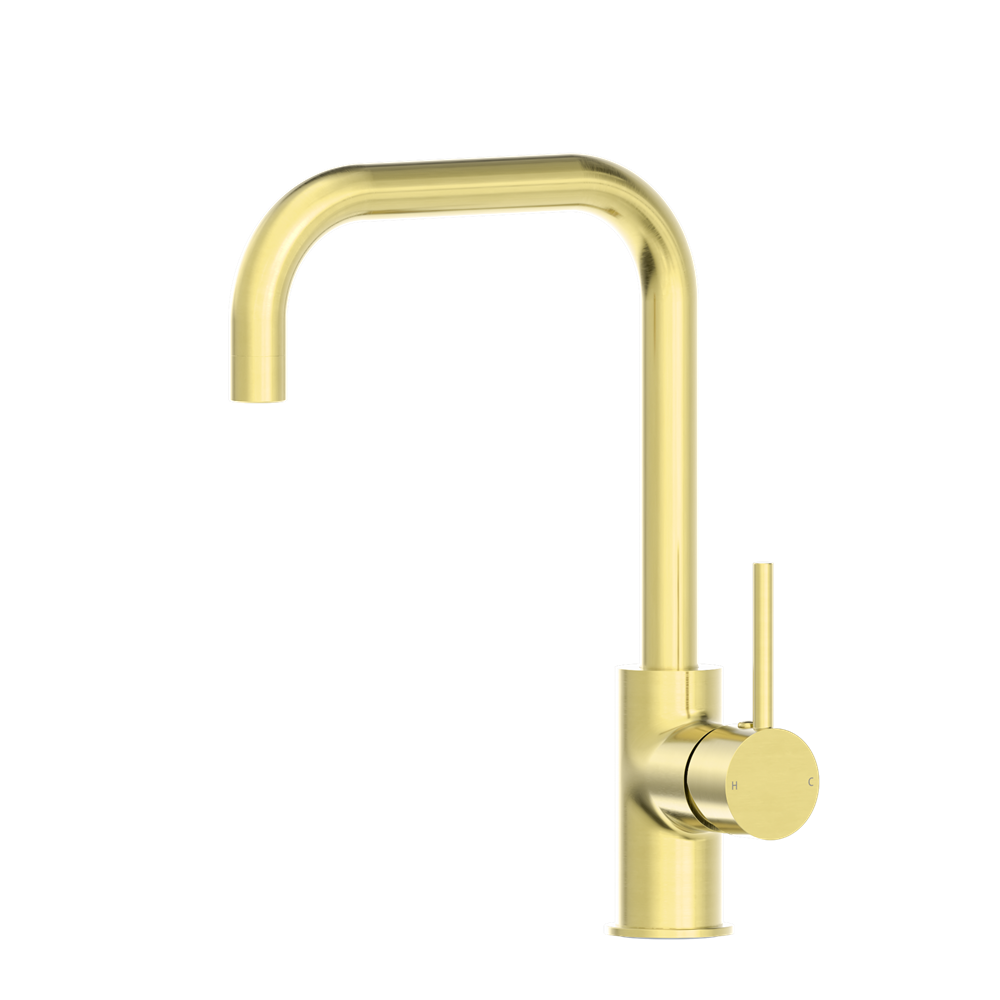 DOLCE KITCHEN MIXER SQUARE SHAPE BRUSHED GOLD (NR250806BG)
