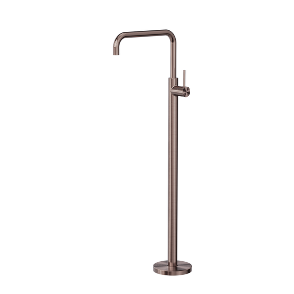 MECCA FREESTANDING BATH MIXER SQUARE SHAPE BRUSHED BRONZE (NR221903bBZ)
