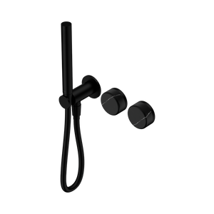 SERENITY PROGRESSIVE SHOWER SYSTEM WITH MARQUINA BLACK HANDLE AND SLIM SHOWER MATTE BLACK (24E131MB)