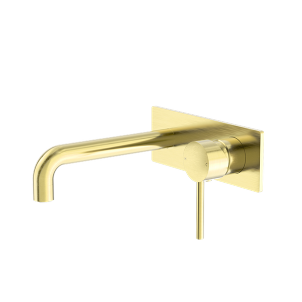 DOLCE WALL BASIN/BATH MIXER BRUSHED GOLD (NR250810BBG)