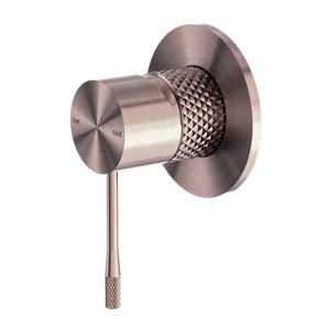 OPAL SHOWER MIXER 80MM PLATE BRUSHED BRONZE (NR251909BZ)
