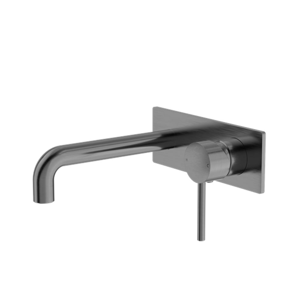 DOLCE WALL BASIN/BATH MIXER GUN METAL (NR250810BGM)
