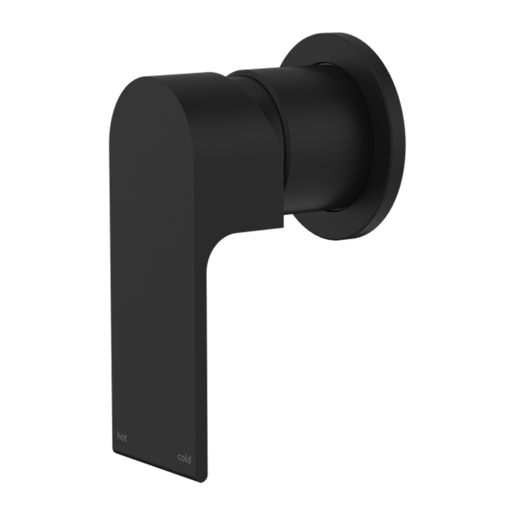 BIANCA SHOWER MIXER 60MM PLATE MATTE BLACK (NR321511HMB)
