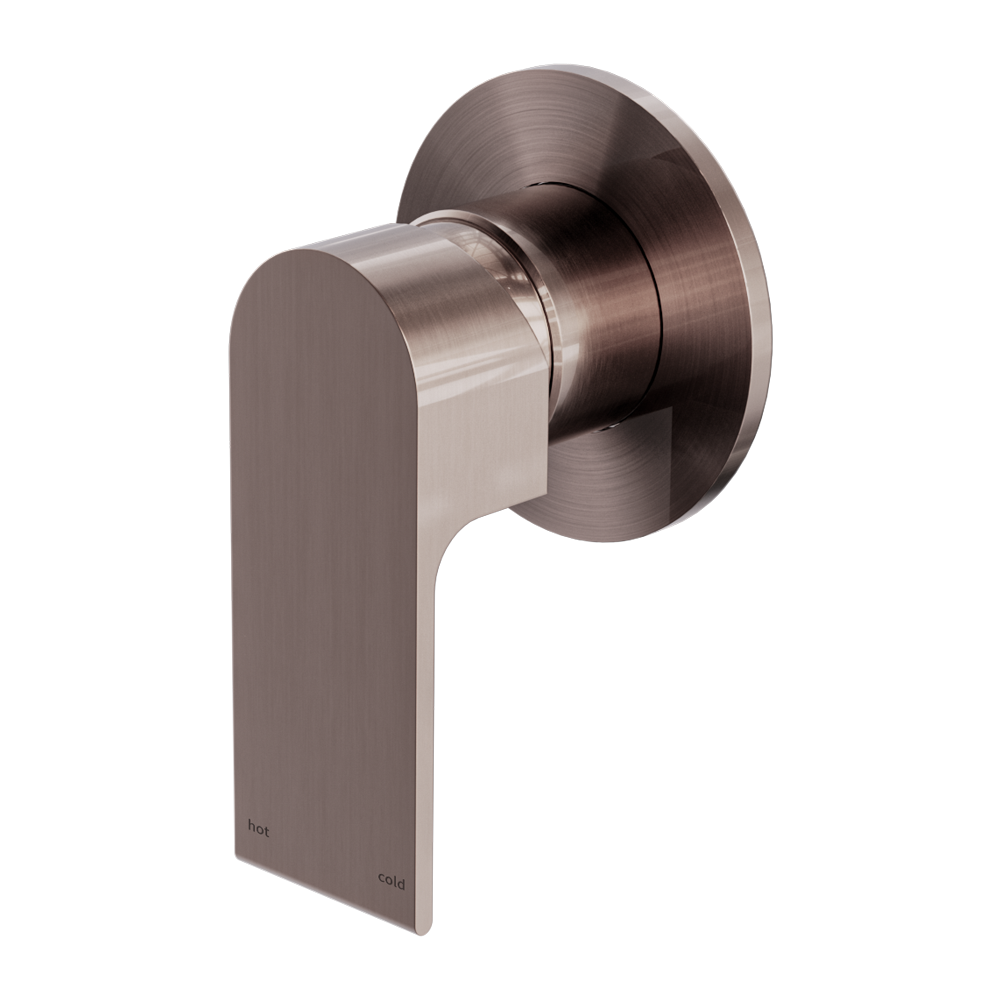 Bianca Shower Mixer 80mm Plate Brushed Bronze (NR321511dBZ)