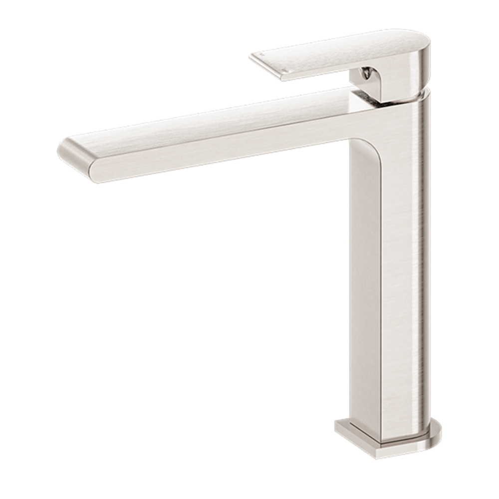 BIANCA MID TALL BASIN MIXER BRUSHED NICKEL (NR321501DBN)