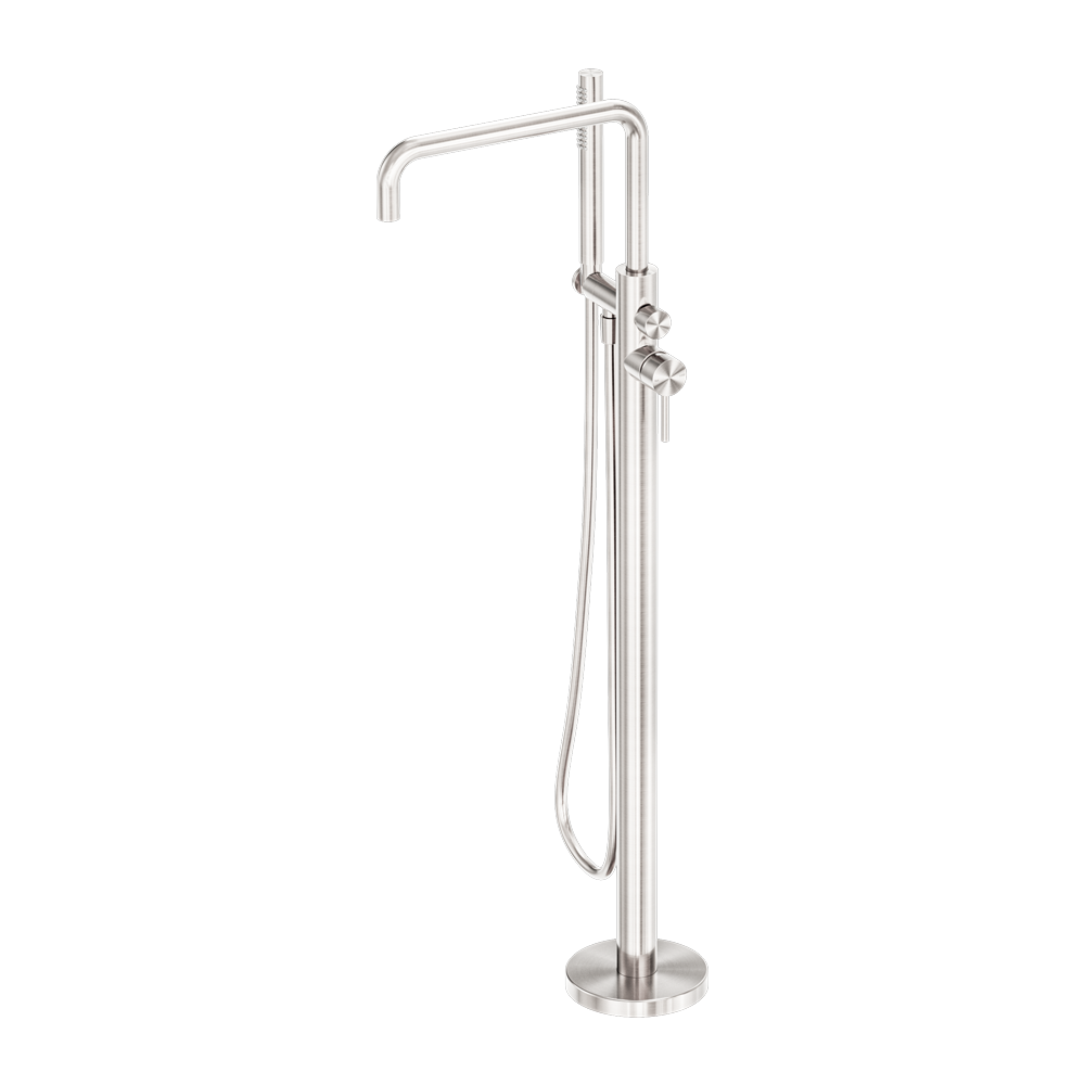 Zen SS316L Freestanding Bath Mixer Brushed Nickel (NR162203a02BN)