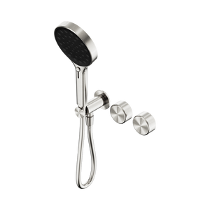 SERENITY PROGRESSIVE SHOWER SYSTEM WITH METAL HANDLE AND SERENITY HAND SHOWER BRUSHED NICKEL (24E030BN)