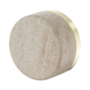 SERENITY PROGRESSIVE SHOWER MIXER WITH ROME TRAVERTINE HANDLE BRUSHED GOLD (24E003BG)