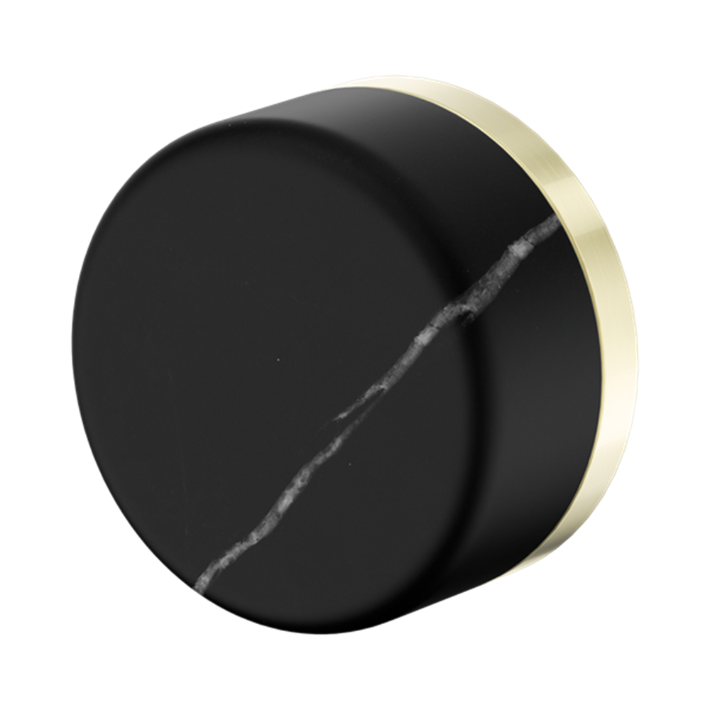 SERENITY PROGRESSIVE SHOWER MIXER WITH MARQUINA BLACK HANDLE BRUSHED GOLD (24E128BG)
