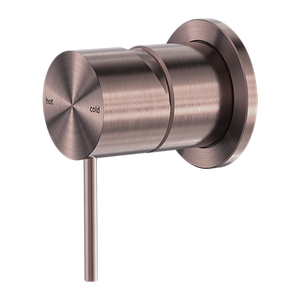 MECCA SHOWER MIXER 60MM PLATE BRUSHED BRONZE (NR221911HBZ)