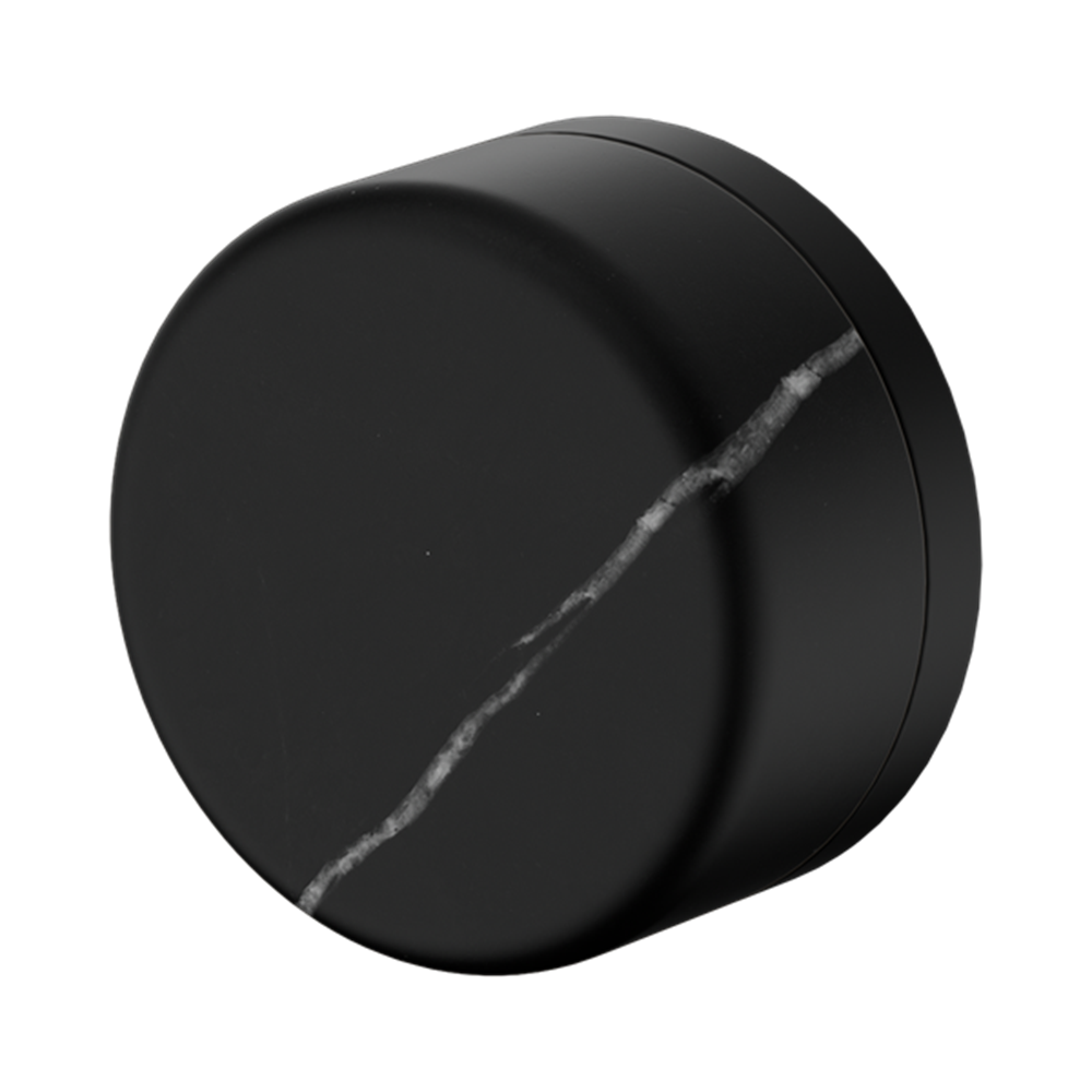SERENITY PROGRESSIVE SHOWER MIXER WITH MARQUINA BLACK HANDLE MATTE BLACK (24E128MB)