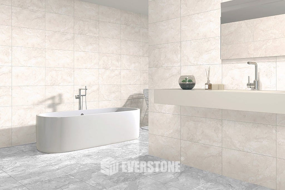 Romestone Bianco Matt Stone Look Tile 600x600x10mm