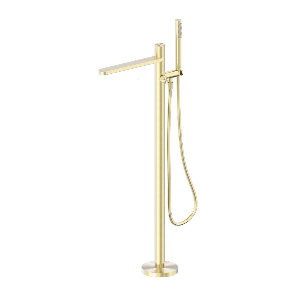 Pure SS316L Progressive Freestanding Bath Mixer Brushed Gold (NR172203a02BG)