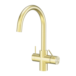 Mecca 3 Way Filtered Mixer Tap Brushed Gold (NR221907eBG)