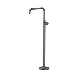 MECCA FREESTANDING BATH MIXER SQUARE SHAPE GUN METAL (NR221903bGM)