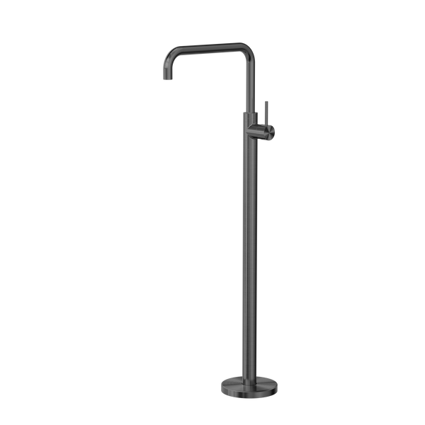 MECCA FREESTANDING BATH MIXER SQUARE SHAPE GUN METAL (NR221903bGM)